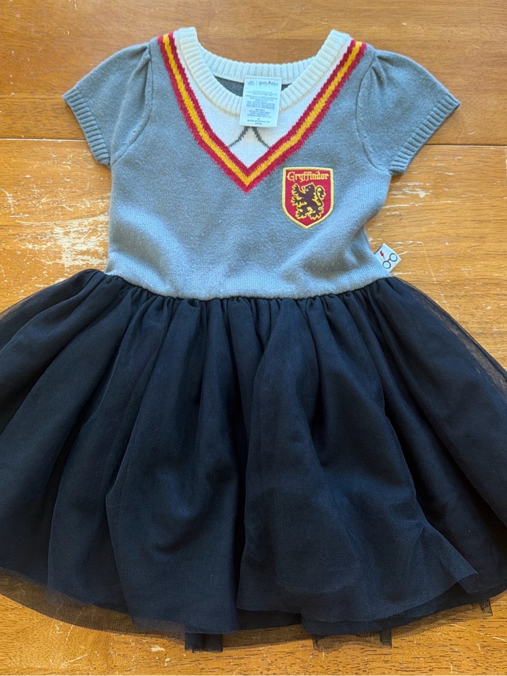 Girl's Harry Potter Gryffindor Cosplay Costume Dress Hermoine Granger 3T